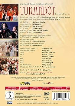 (未使用･未開封品)　Puccini: Turandot [DVD] 0pbj0lf Amazon.com: Puccini: Turandot : Composer: Giacomo Puccini